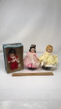 3) MADAME ALEXANDER-KINS DOLLS