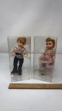 2) MADAME ALEXANDER-KINS ICE-SKATER DOLLS