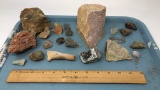 COLLECTION OF ROCKS, STONES, & MINERALS