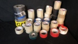 ASSORTMENT OF DUCT, PACKING TAPE, & MORE