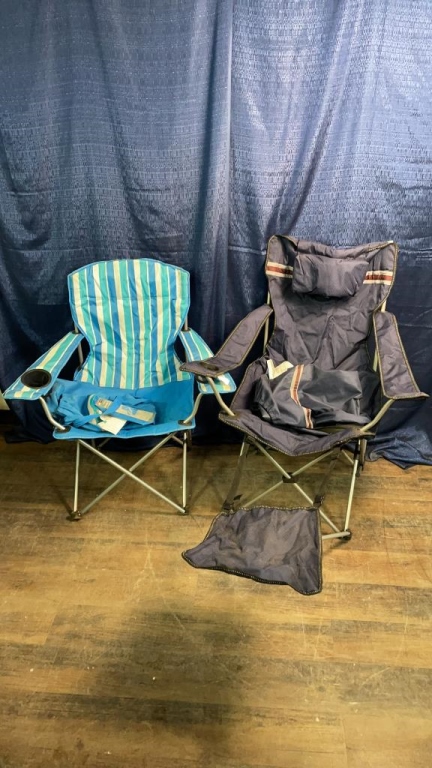 2 FOLDING CAMPING CHAIRS OZARK KMART Proxibid