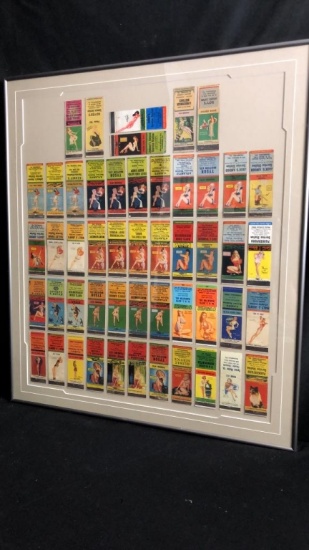 50) VINTAGE PIN-UP GIRL MATCHBOOK COVER