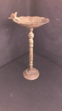 FLOWER CAST IRON BIRD BATH