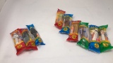 9) STAR WARS PEZ DISPENSERS AND CANDY
