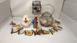 15) ROOSTER & EGG COTTAGE/ FARMHOUSE DECOR