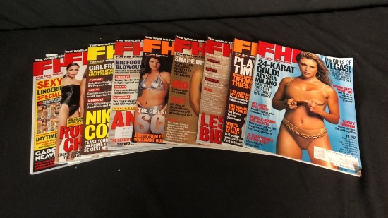 FHM MAGAZINES 2001 JAN-DEC