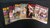 VINTAGE PLAYBOY MAGAZINES 1981 FEB-SEPT