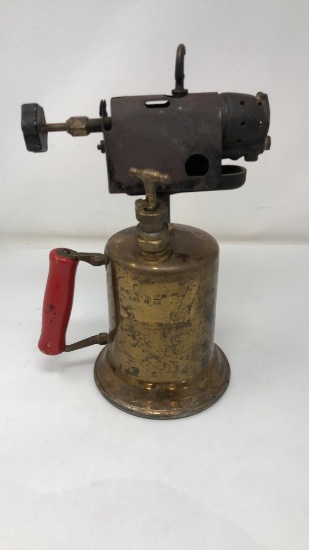 VINTAGE C&L PROTECTION HANDHELD BRASS BLOW TORCH