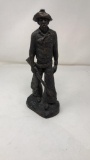 MICHAEL GARMAN COWBOY SCULPTURE