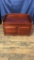 CHILD DESIGNS CHERRY WOOD TOY BOX