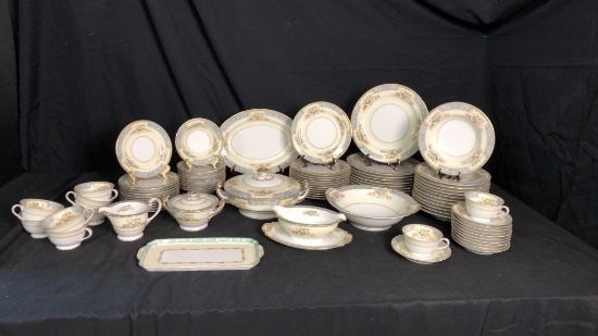 NORITAKE BLUEDAWN CHINA SET