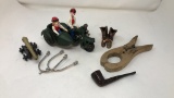 CORONET SPURS, CAST IRON TOYS, & MORE
