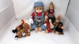 HERITAGE MINT BABY DOLL, BEANIE BABIES
