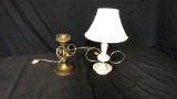 MISMATCHED TABLE BOUDOIR LAMPS
