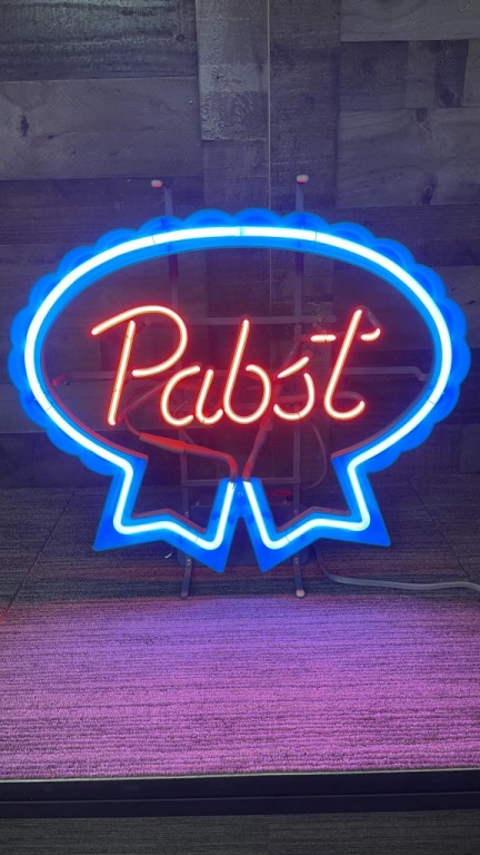 1983 PABST BLUE RIBBON NEON SIGN | Proxibid