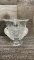 LALIQUE DAMPIERRE CRYSTAL SPARROW VASE