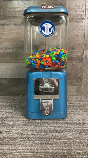 1950'S FIRST NATION 1 CENT M&M CANDY MACHINE