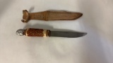 STAG HANDLE & CHIEF CHARACTER HUNTING KNIFE