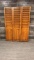 3-PANEL WOOD ROOM DIVIDER FOLDING PRIVACY SCREEN