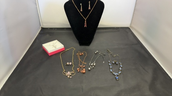 6) NECKLACE & EARRING SETS.