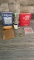 VTG AUTO REPAIR BOOKS, HAND MIXER, CARVING SET +