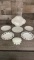 DITHRIDGE & IMPERIAL MILKGLASS PLATES & VANITY BOX