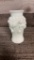 VTG TIFFIN MILK GLASS POPPIES VASE