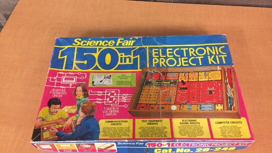 RADIOSHACK SCIENCE FAIR ELECTRONIC PROJECT KIT