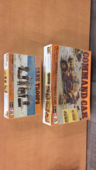 2) REVELL WWII MODEL KITS