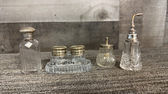 STERLING & GLASS VANITY PIECES & MORE