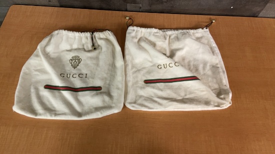 GUCCI ACCESSORY COLLECTION DRAW STRING DUST BAGS