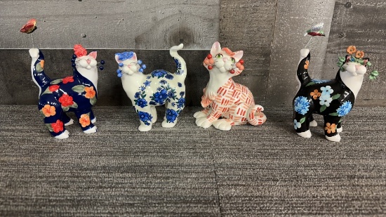 ANNACO CREATIONS PORCELAIN CATS