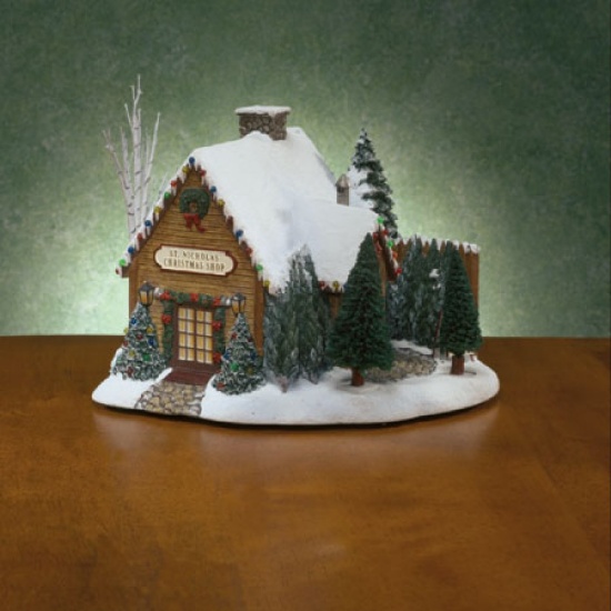 THOMAS KINKADE "ST. NICHOLAS CHRISTMAS SHOP" HOUSE