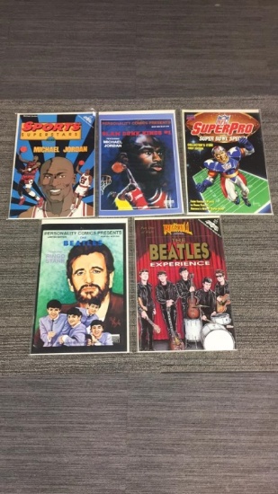 VINTAGE COMIC BOOKS: MICHAEL JORDON, RINGO STAR +