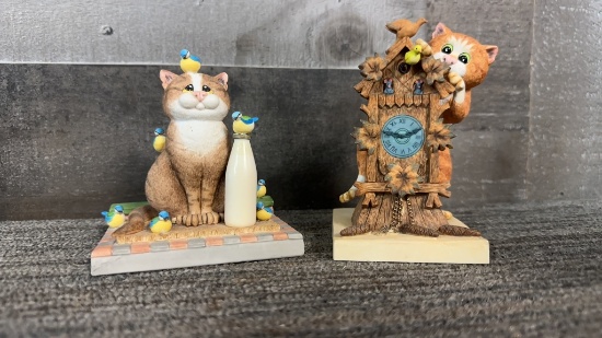 COMIC AND CURIOUS CATS FIGURINES