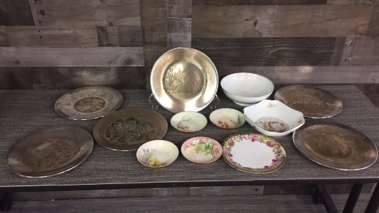 REED & BARTON CHRISTMAS PLATES & MORE DECOR PLATES