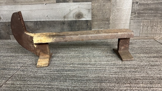RAILROAD TRACK ANDIRON