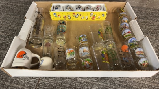 NOVELTY AND SOUVENIR SHOT GLASSES