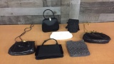 VTG VTG ASHNEIL BLACK SUEDE LINED PURSE & MORE