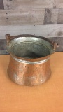 VTG COPPER CAULDRON BUCKET