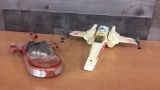 1978 LUKE SKYWALKS LANDSPEEDER & X-WING MODELS