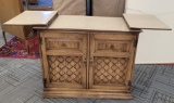 MID CENTURY FLIP TOP SERVER DRY BAR