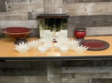 PARTYLITE CENTER PIECES & TEALIGHT CANDLES