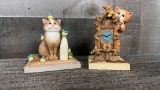 COMIC AND CURIOUS CATS FIGURINES