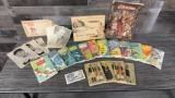 VTG CLEVELAND INDIANS PRINT SIGNED PHOTOS & MORE