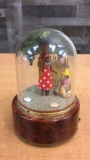 VINTAGE REUGE DOME MUSIC BOX 'HOLD EM JOE'