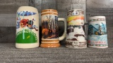 MILLER BREWING CERAMIC BEER STEINS & MORE
