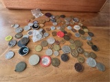 COLLECTION OF MEDALS COINS & MORE