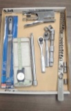 HAND TOOLS: RCBS SOCKET DIAL CALIPER, MILL FILE +