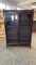 BEAUTIFUL ANTIQUE GLASS DOOR BOOKCASE